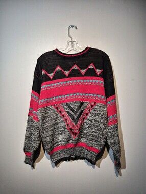 Vintage Private Stock Tribal Colored Sweater | Size Large